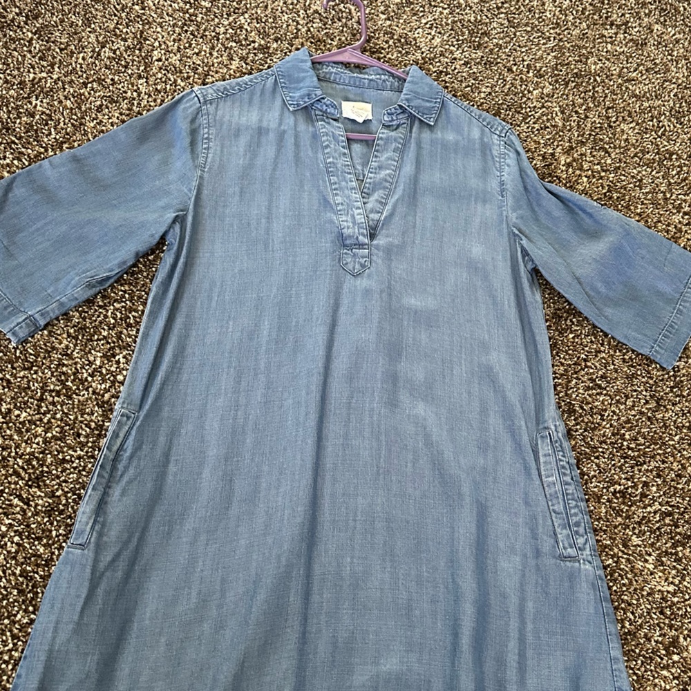 Denim casual dress